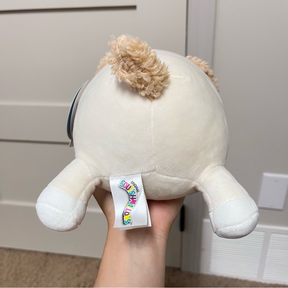 Squishmallow Laying Hugmee Harrison the Puppy Dog 8" NWT ***MINOR FLAW - Picture 6 of 11